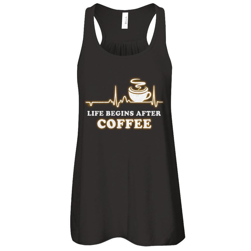 Life Begins After Coffee Heartbeat