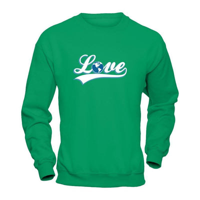 Love Mother Earth Day-T-Shirt & Hoodie-Crewneck Sweatshirt-Irish Green