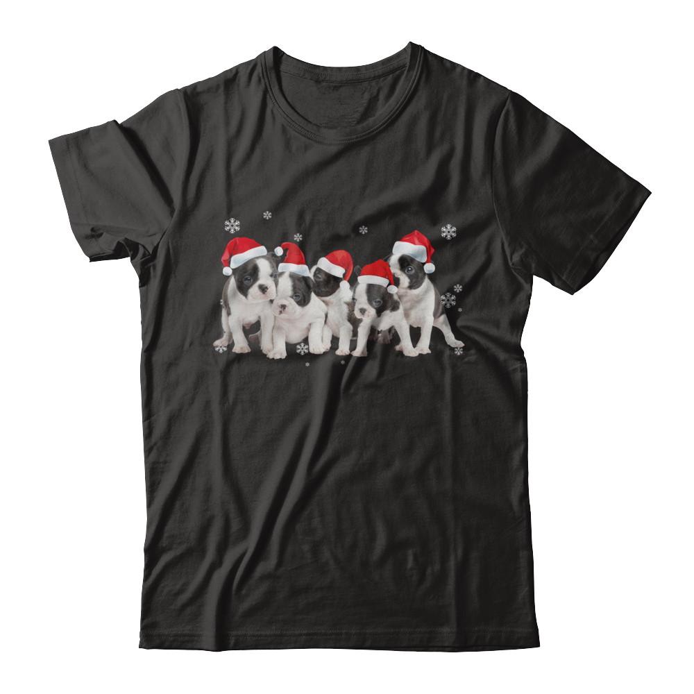 Funny Pit bull Puppies Christmas Dog Gift-T-Shirt & Hoodie-Premium T-Shirt-Black