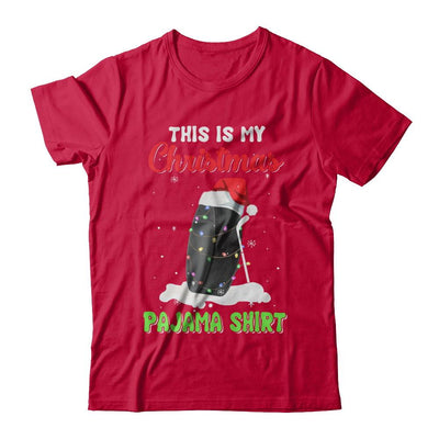 This Is My Christmas Pajama Xmas Hockey Santa-T-Shirt & Sweatshirt-Classic T-Shirt-Red
