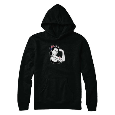 4Th Of July Veteran's Wife From Husband Army-T-Shirt & Tank Top-Pullover Hoodie-Black