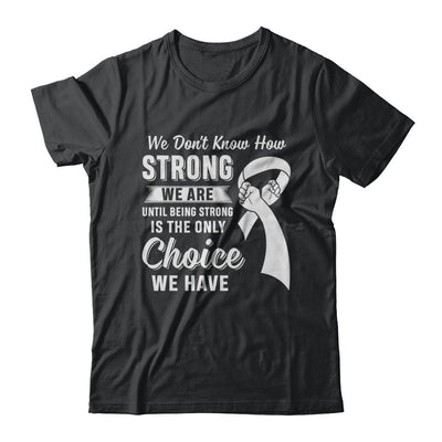 Being Strong Choice Lung Cancer-T-Shirt & Hoodie-Classic T-Shirt-Black
