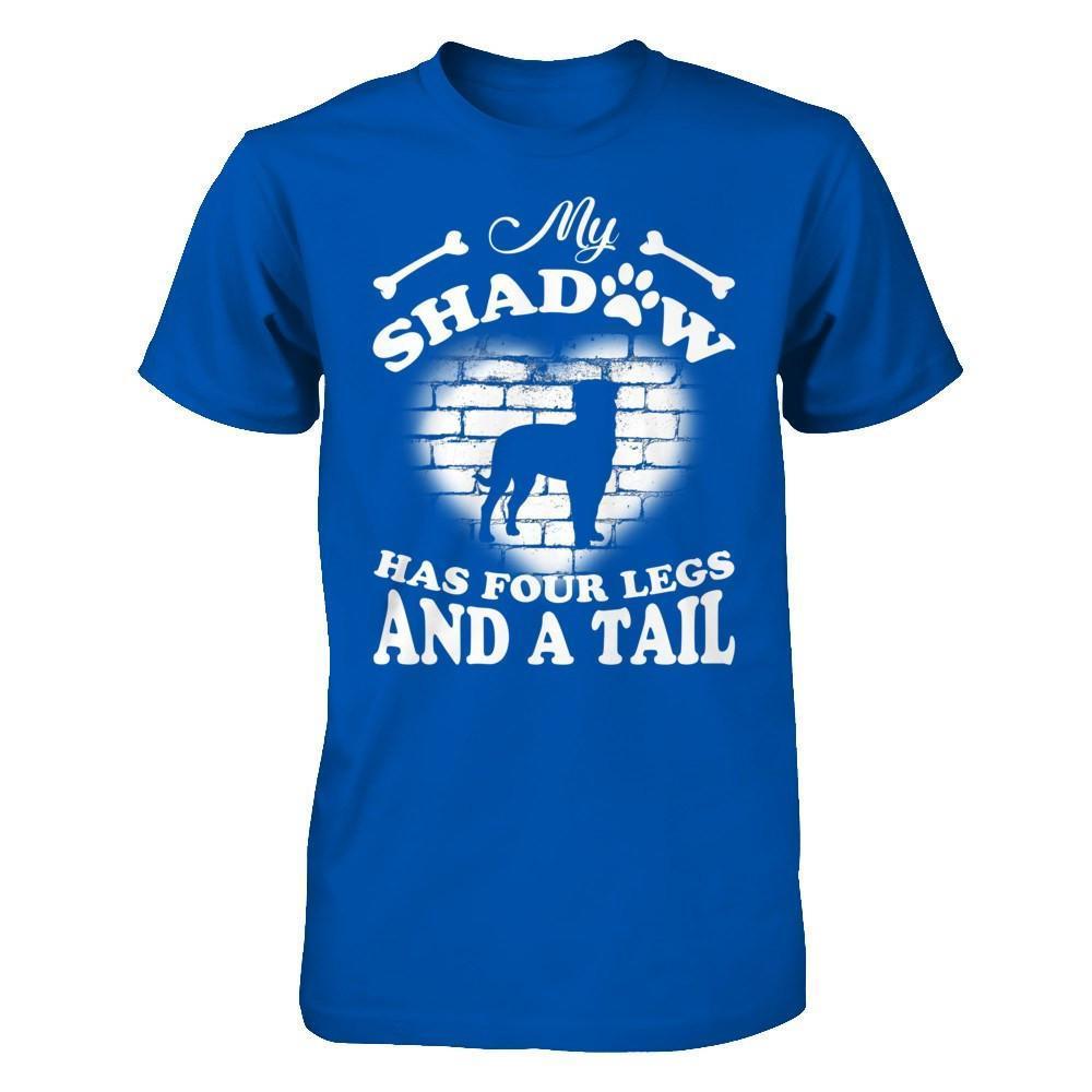 My Shadow Has Four Legs And A Tail Dog Lovers-T-Shirt & Hoodie-Premium T-Shirt-Royal