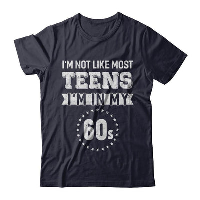 Vintage I'm Not Like Most Teens I'm In My 60s Birthday-T-Shirt & Hoodie-Premium T-Shirt-Midnight Navy