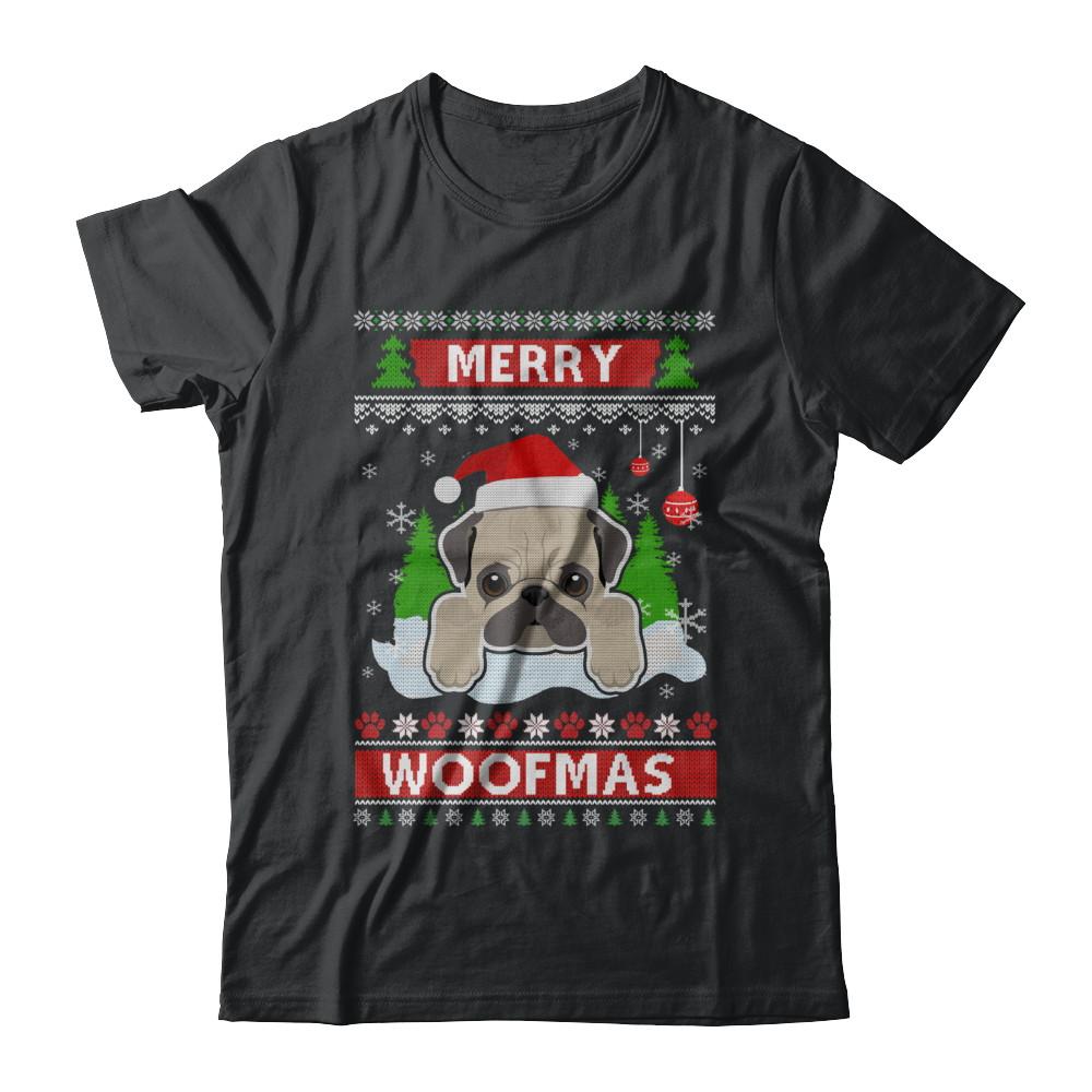 Pug Merry Woofmas Ugly Christmas Sweater