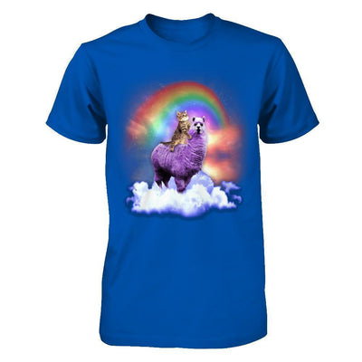 Rainbow Llama Cat-T-Shirt & Hoodie-Premium T-Shirt-Royal