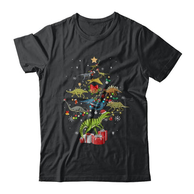 Tree Rex Funny Dinosaur Christmas Tree Kids Gift-T-Shirt & Sweatshirt-Classic T-Shirt-Black