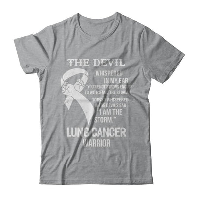 I Am The Storm Support Lung Cancer Warrior Gift-T-Shirt & Hoodie-Classic T-Shirt-Sport Grey