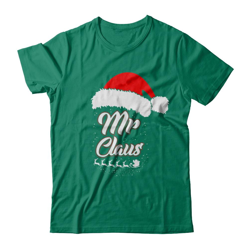 Mr. Claus Santa Matching Family Christmas Gift-T-Shirt & Sweatshirt-Classic T-Shirt-Kelly Green