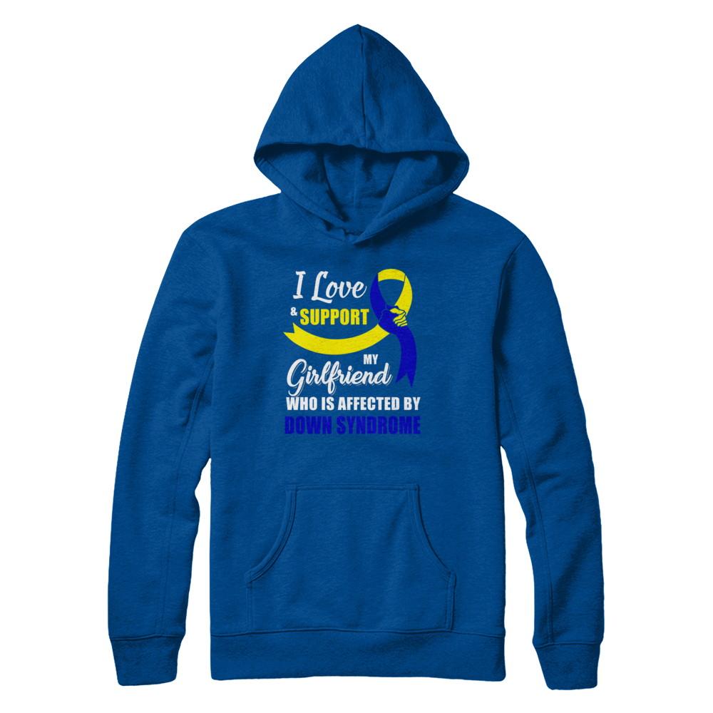 Down Syndrome Awareness Support Yellow Blue Girlfriend Boyfriend-T-Shirt & Hoodie-Pullover Hoodie-Deep Royal