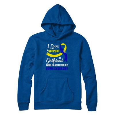 Down Syndrome Awareness Support Yellow Blue Girlfriend Boyfriend-T-Shirt & Hoodie-Pullover Hoodie-Deep Royal