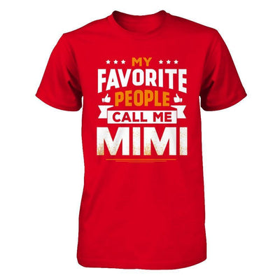 My Favorite People Call Me Mimi-T-Shirt & Hoodie-Premium T-Shirt-Red
