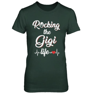Rocking The Gigi Life Mothers Day Gifts-T-Shirt & Hoodie-Women's T-Shirt-Forest Green
