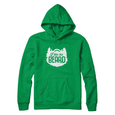 I Like His Beard I Like Her Butt Couple-T-Shirt & Hoodie-Pullover Hoodie-Irish Green