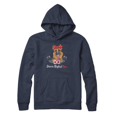 German Shepherd Mom Gift For Women Dog Lover-T-Shirt & Hoodie-Pullover Hoodie-Navy