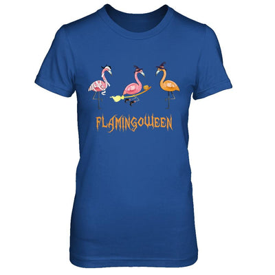 Funny Flamingoween Flamingo Halloween Gifts-T-Shirt & Hoodie-Women's T-Shirt-Royal