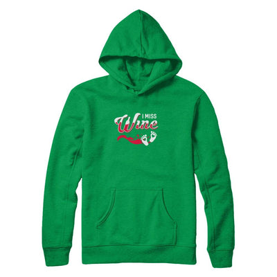 I Miss Wine Pregnancy Bump Mommy-T-Shirt & Tank Top-Pullover Hoodie-Irish Green