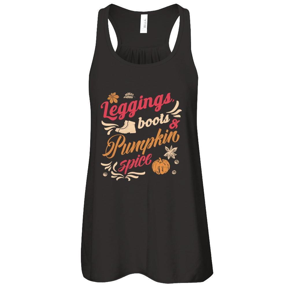 Leggings Boots Pumkin Spice