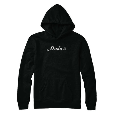 Doula Heart For Birth Baby Born Postpartum-T-Shirt & Tank Top-Pullover Hoodie-Black