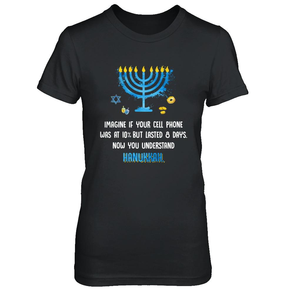Funny Quote Sarcastic Hanukkah Chanukah Cellphone Gift-T-Shirt & Sweatshirt-Women's T-Shirt-Black