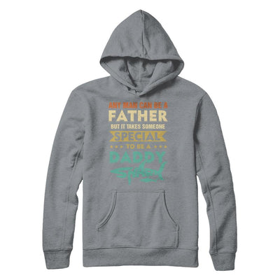 Vintage Someone Special To Be A Daddy Shark Fathers Day-T-Shirt & Hoodie-Pullover Hoodie-Light Steel