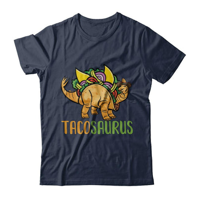 Funny Tacosaurus Tacos Dinosaur Lover-T-Shirt & Hoodie-Classic T-Shirt-Navy