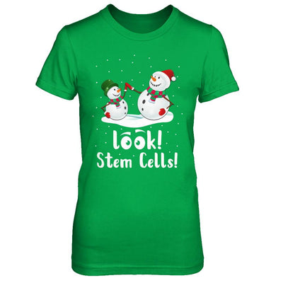 Look Stem Cells Funny Science Xmas Christmas Gifts-T-Shirt & Sweatshirt-Women's T-Shirt-Irish Green