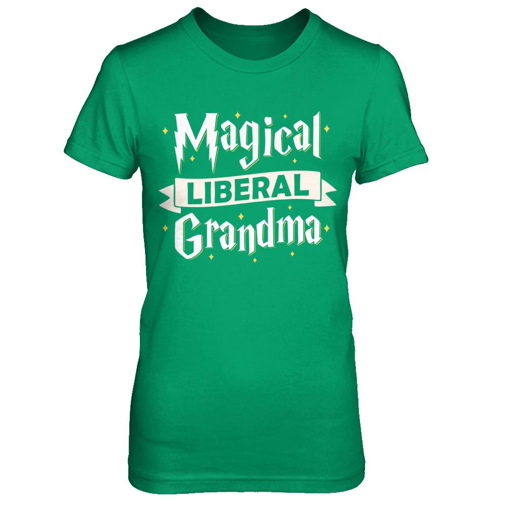 Magical Liberal Grandma-T-Shirt & Hoodie-Women's T-Shirt-Irish Green