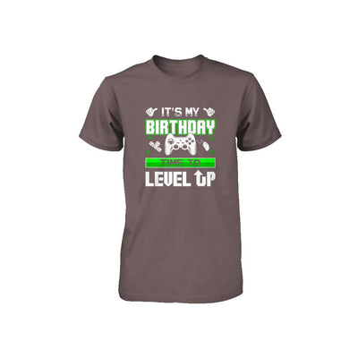 It's My Birthday Time To Level Up Youth-Youth Shirt-Youth T-Shirt-Asphalt