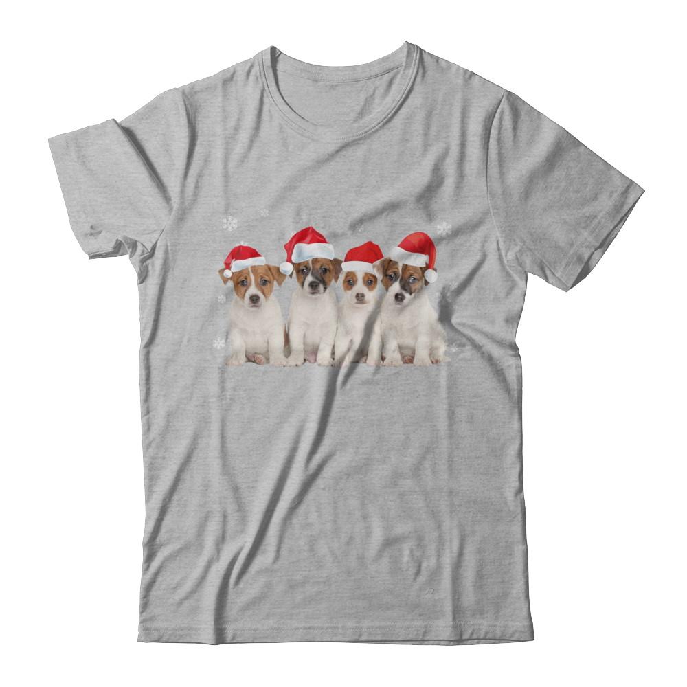Funny Beagle Puppies Christmas Dog Gift-T-Shirt & Hoodie-Premium T-Shirt-Heather Gray