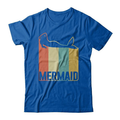 Classic Vintage Retro Style Mermaid-T-Shirt & Hoodie-Premium T-Shirt-Royal