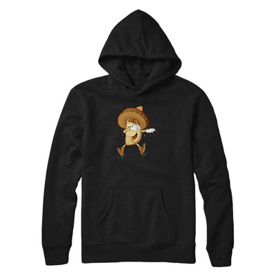 Dabbing Taco Mexican Food Lover-T-Shirt & Tank Top-Pullover Hoodie-Black