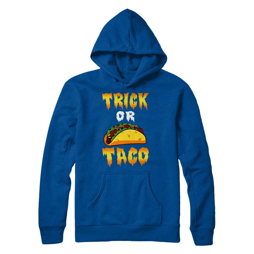 Halloween Trick Or Tacos Halloween Trick Or Treat-T-Shirt & Hoodie-Pullover Hoodie-Deep Royal