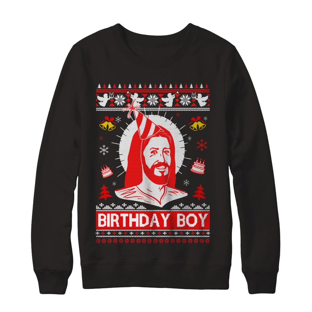 Jesus Birthday Boy Ugly Christmas Sweater