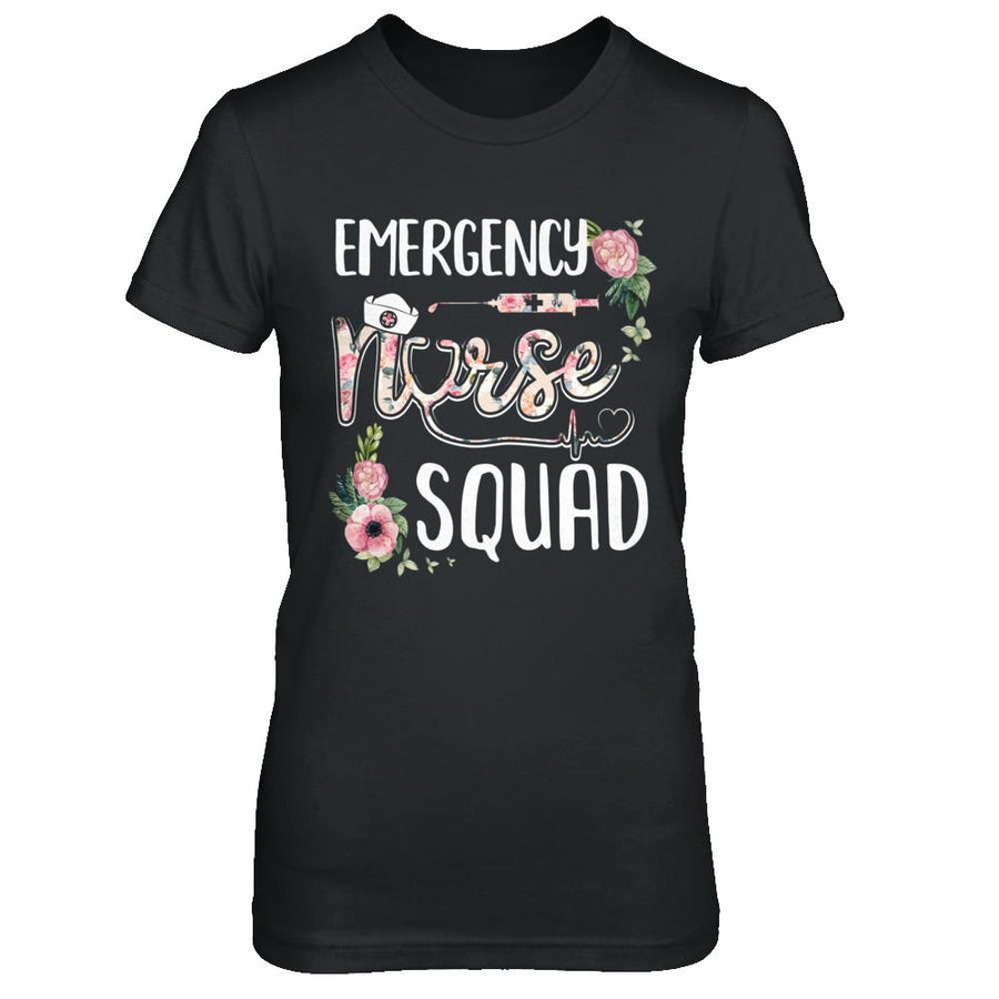 Nursing Emergency Nurse Squad-T-Shirt & Hoodie-Women's T-Shirt-Black
