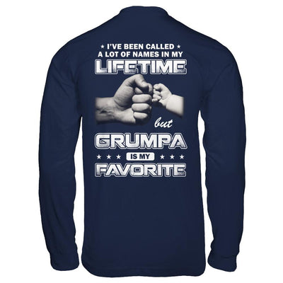 I've Been Called A Lot Of Names But Grumpa Is My Favorite-T-Shirt & Hoodie-Long Sleeve T-Shirt-Navy