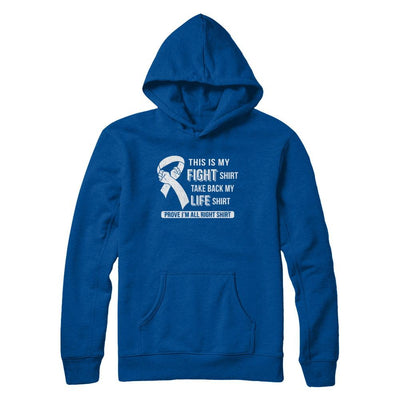 This Is My Fight Lung Cancer Awareness-T-Shirt & Hoodie-Pullover Hoodie-Deep Royal