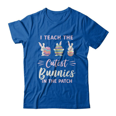 Cute Easter Teachers I Teach The Cutest Bunnies-T-Shirt & Hoodie-Premium T-Shirt-Royal