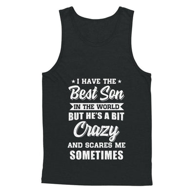 I Have The Best Son In The World Dad Fathers Day-T-Shirt & Hoodie-Unisex Tank-Black