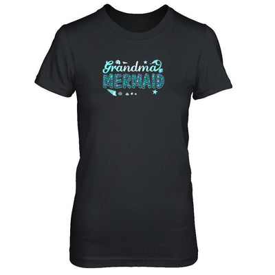 Grandma Mermaid-T-Shirt & Tank Top-Women's T-Shirt-Black