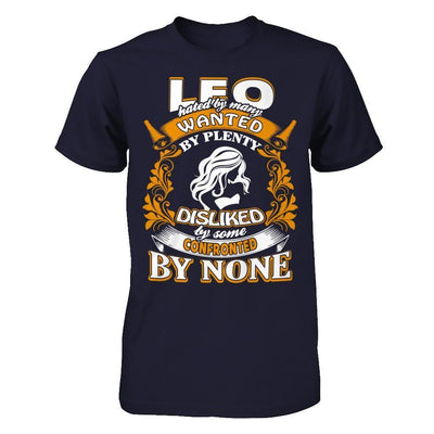 Leo Hated By Many Wanted By Plenty T-Shirt & Hoodie-T-Shirt & Hoodie-Premium T-Shirt-Midnight Navy