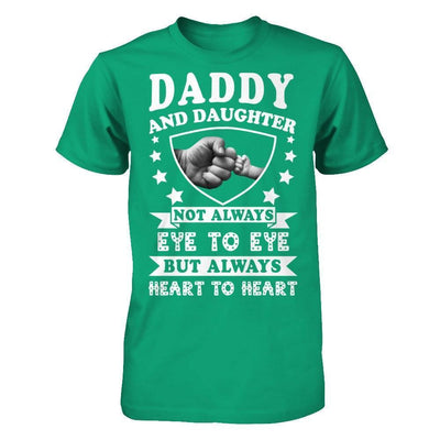 Daddy And Daughter Not Always Eye To Eye-T-Shirt & Hoodie-Classic T-Shirt-Kelly Green