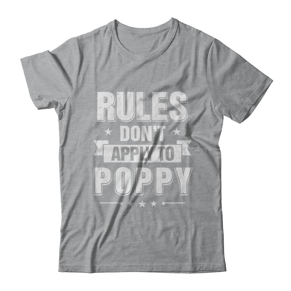 Grandfather Rules Don't Apply To Poppy-T-Shirt & Hoodie-Classic T-Shirt-Sport Grey