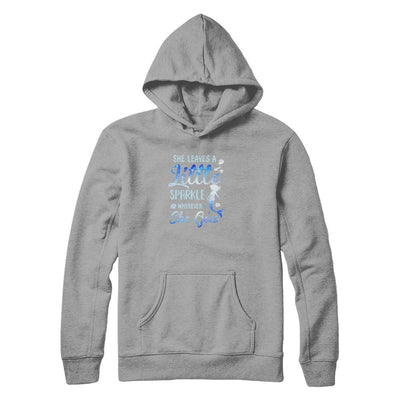 She Leaves A Little Sparkle Wherever She Goes Mermaid-T-Shirt & Tank Top-Pullover Hoodie-Light Steel