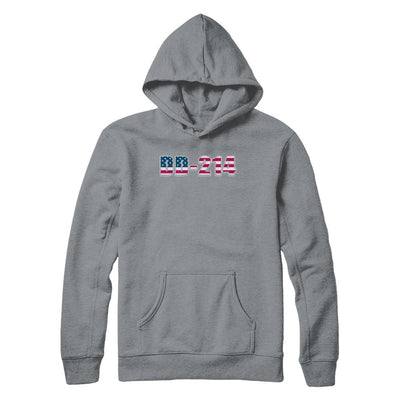 Proud DD-214 Alumni Vintage American US Veteran-T-Shirt & Hoodie-Hanes - Heavyweight Pullover Hoodie-Light Steel