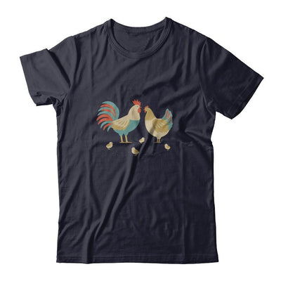 Vintage Retro Chicken Whisperer Poultry-T-Shirt & Tank Top-Premium T-Shirt-Midnight Navy