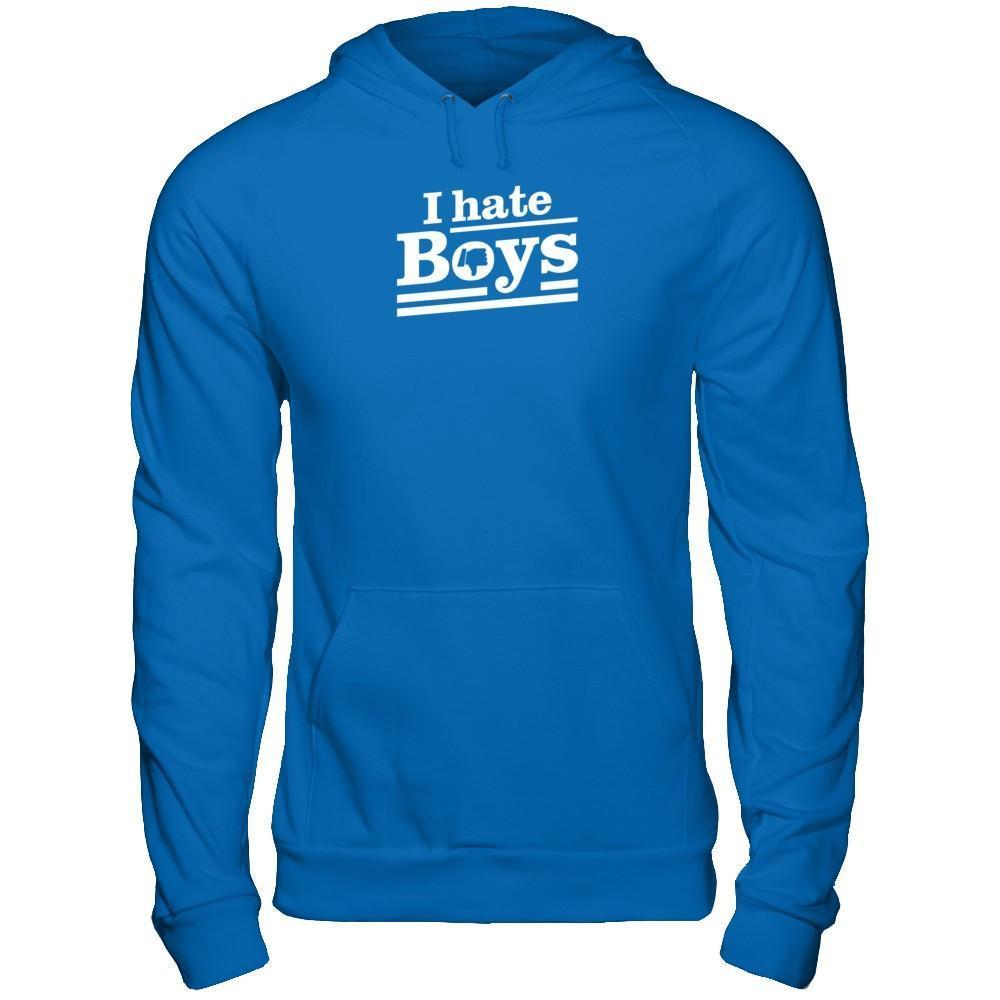 I Hate Boys-T-Shirt & Tank Top-Pullover Hoodie-Royal