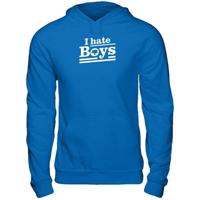 I Hate Boys-T-Shirt & Tank Top-Pullover Hoodie-Royal