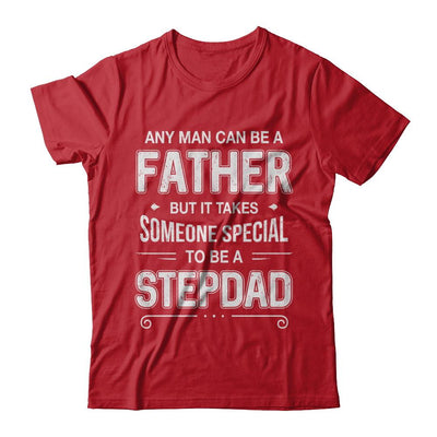 Any Man Can Be A Father Special Dad Of Twins Father's Day Gift-T-Shirt & Hoodie-Classic T-Shirt-Red
