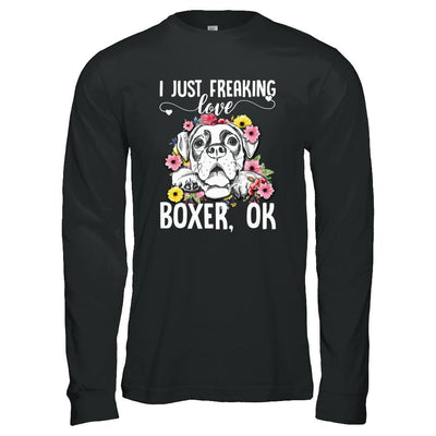Dog I Just Freaking Love Boxer-T-Shirt & Tank Top-